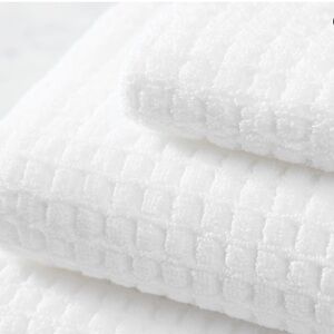 New Pottery Barn Terry Waffle Towel and wash cloth